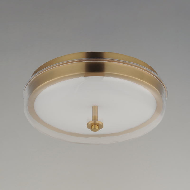 Voto Led Flush Mount Natural Aged Brass