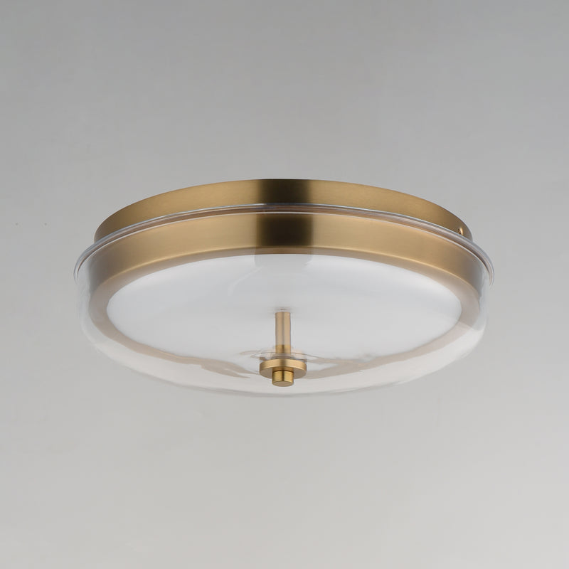 Voto Led Flush Mount Natural Aged Brass