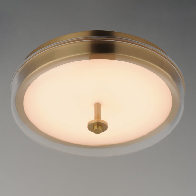 Voto Led Flush Mount Natural Aged Brass