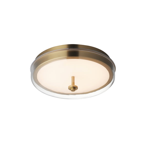 Voto Led Flush Mount Natural Aged Brass