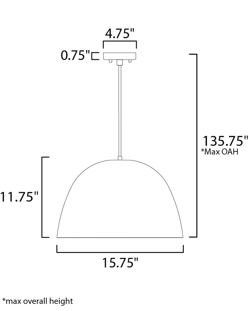 Palla Led Pendant Coffee S