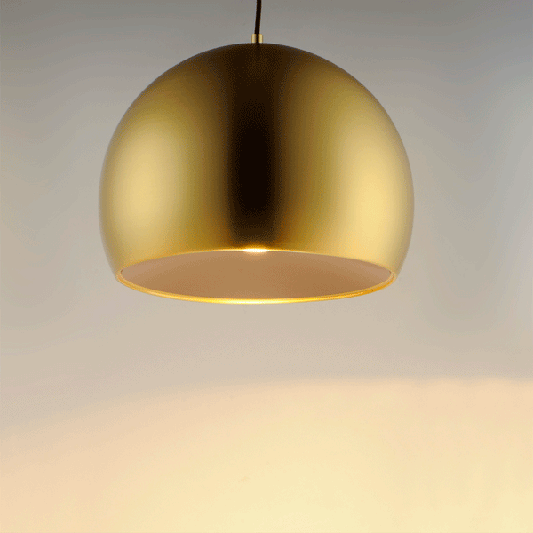 Palla Led Pendant Coffee M