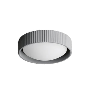 Gray Souffle Led Flush Mount S