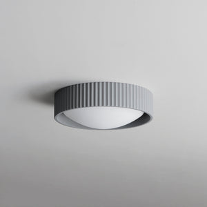 Gray Souffle Led Flush Mount S