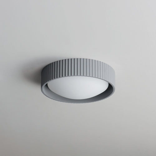 Gray Souffle Led Flush Mount S
