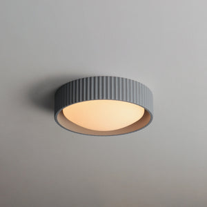 Gray Souffle Led Flush Mount S