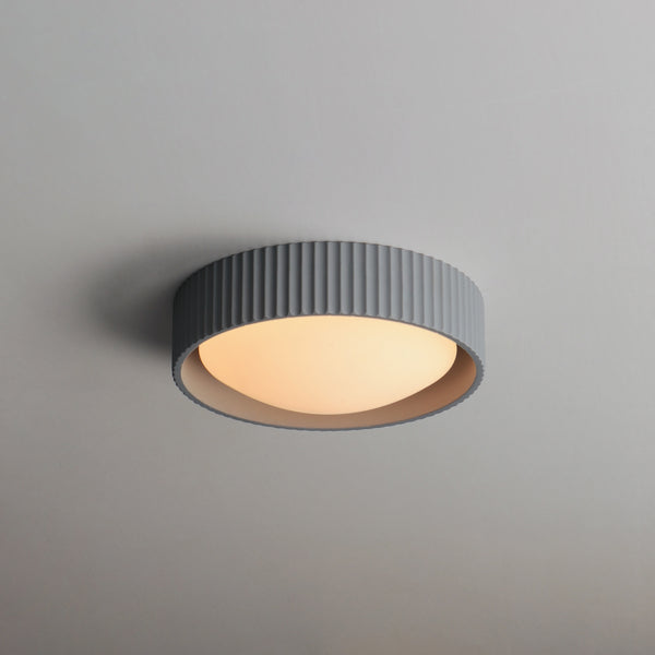 Gray Souffle Led Flush Mount S