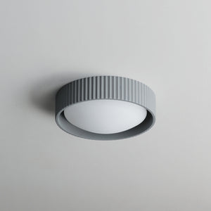 Gray Souffle Led Flush Mount S