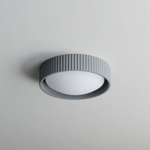 Gray Souffle Led Flush Mount S