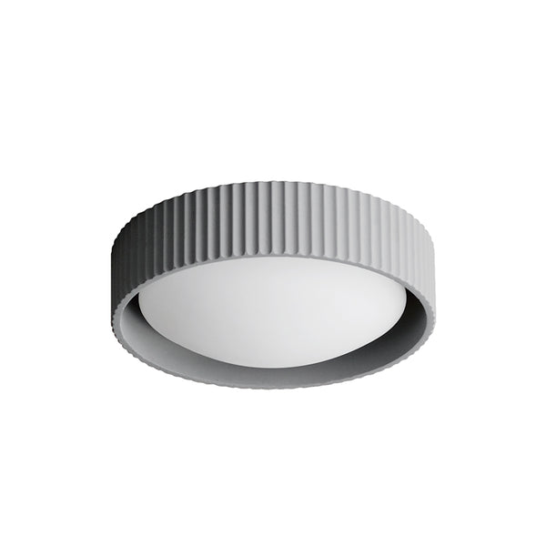 Gray Souffle Led Flush Mount S