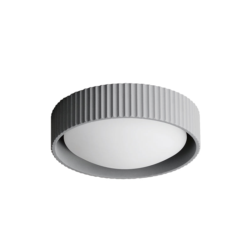 Gray Souffle Led Flush Mount S
