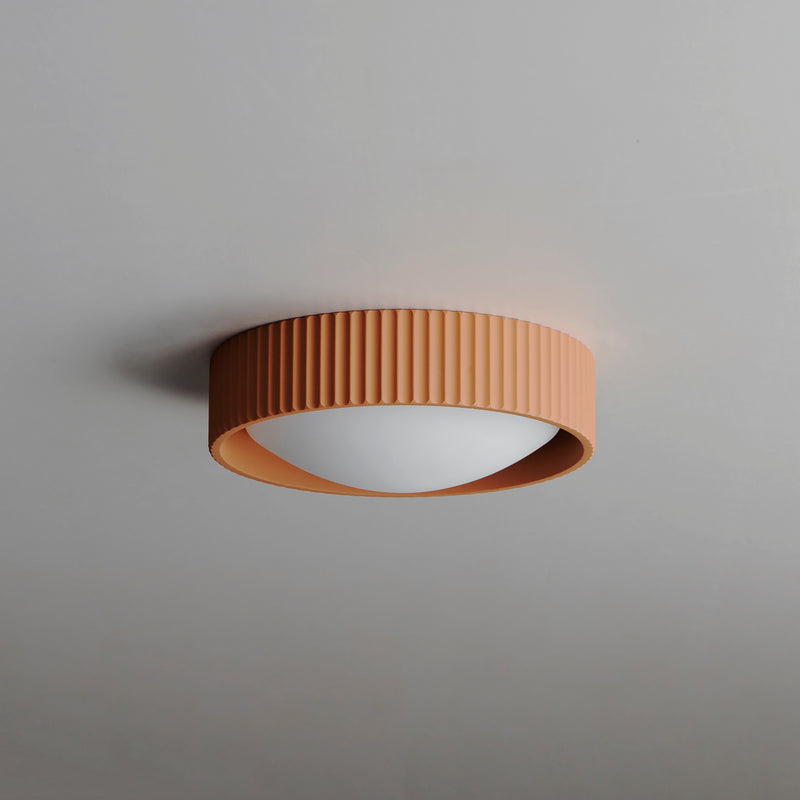 Terra Cotta Souffle Led Flush Mount S