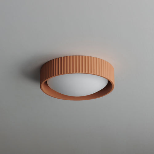 Terra Cotta Souffle Led Flush Mount S