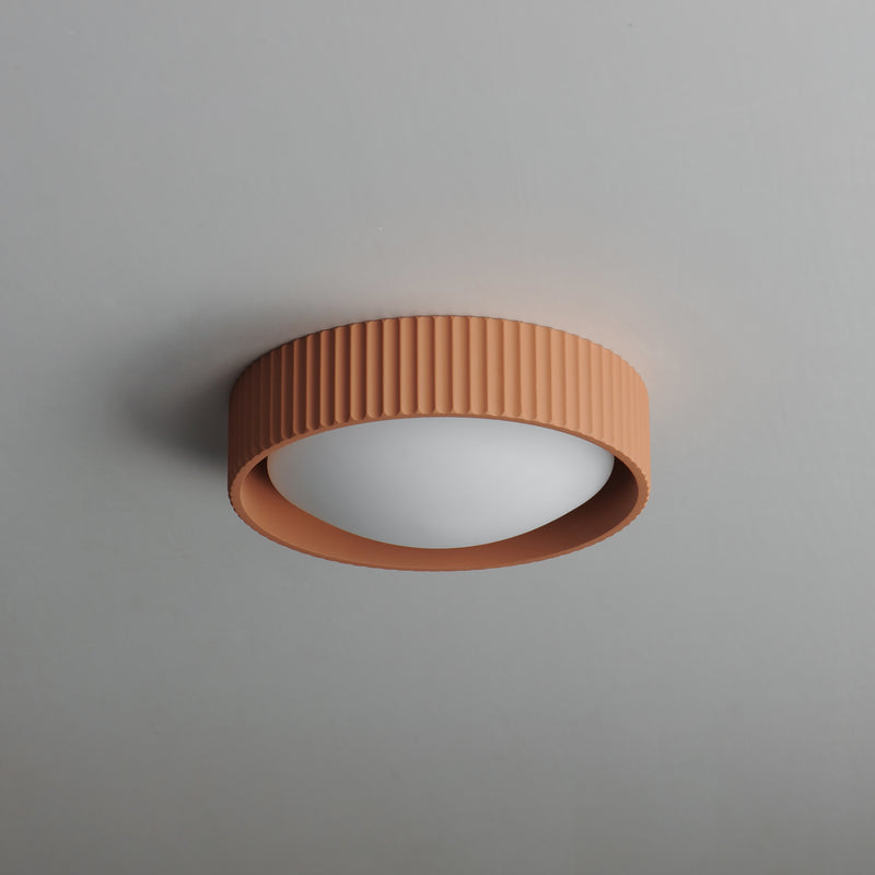 Terra Cotta Souffle Led Flush Mount S