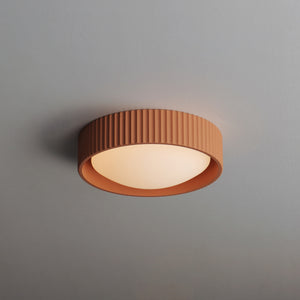 Terra Cotta Souffle Led Flush Mount S