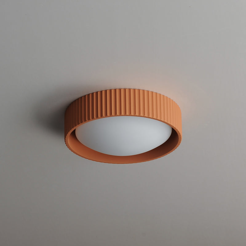 Terra Cotta Souffle Led Flush Mount S