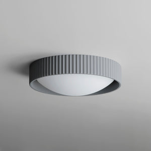 Gray Souffle Led Flush Mount M