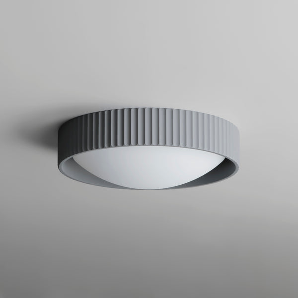 Gray Souffle Led Flush Mount M