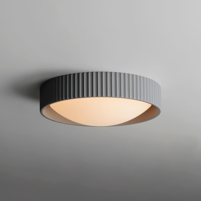 Gray Souffle Led Flush Mount M