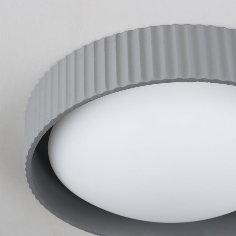 Gray Souffle Led Flush Mount M