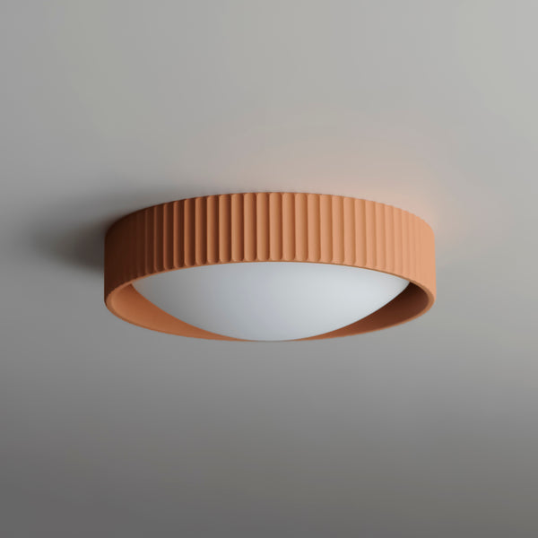 Terra Cotta Souffle Led Flush Mount M