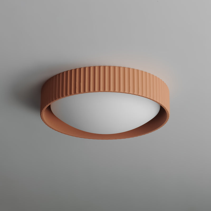 Terra Cotta Souffle Led Flush Mount M