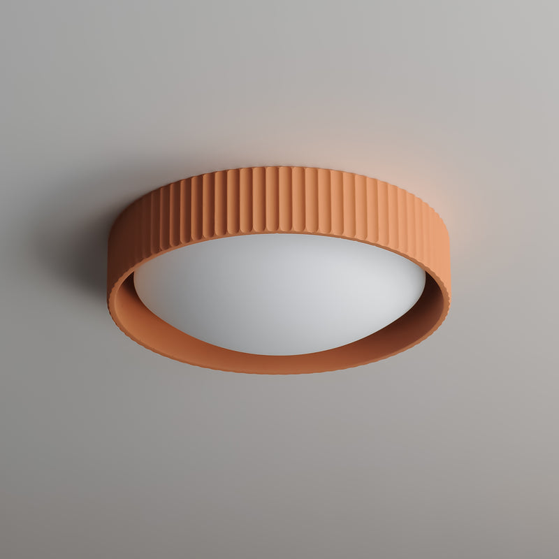 Terra Cotta Souffle Led Flush Mount M
