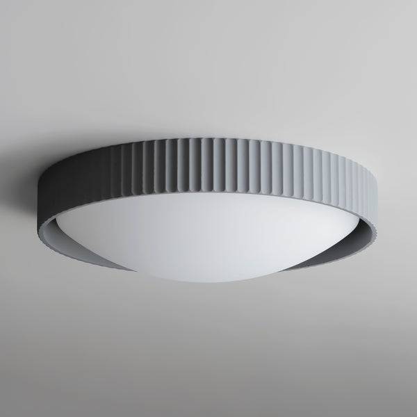 Gray Souffle Led Flush Mount L