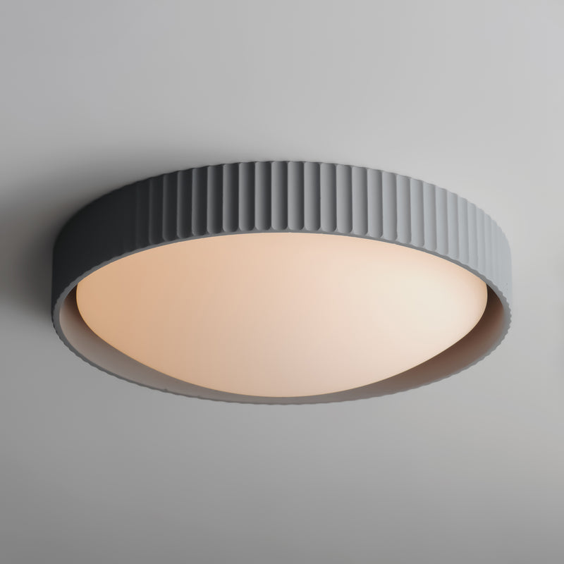 Gray Souffle Led Flush Mount L
