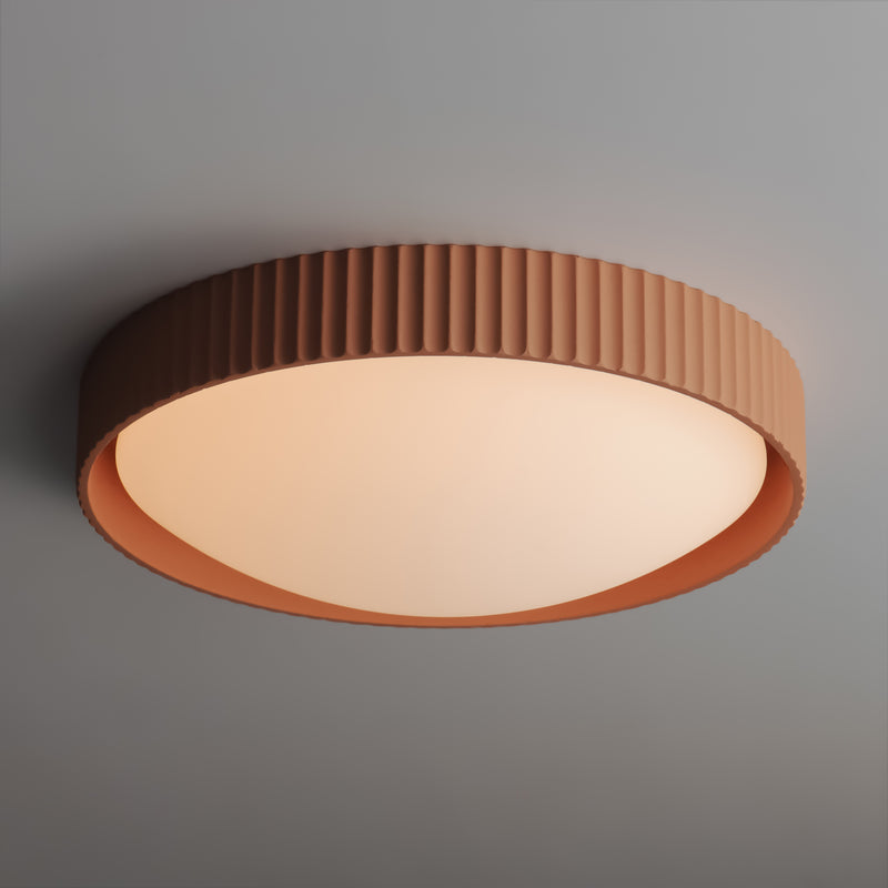 Terra Cotta Souffle Led Flush Mount L