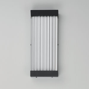Acropolis Led Outdoor Sconce Black