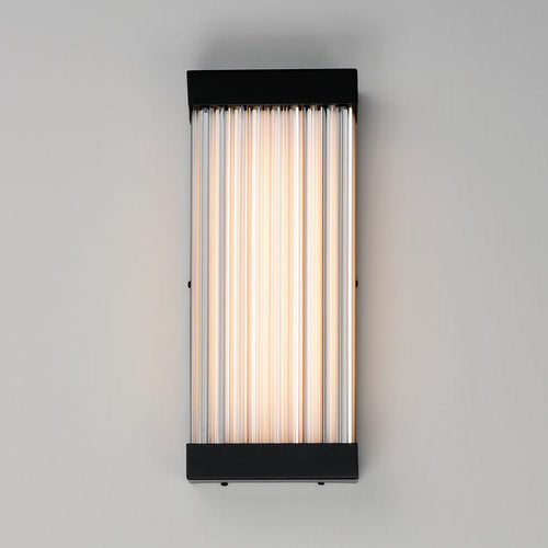 Acropolis Led Outdoor Sconce Black
