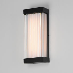 Acropolis Led Outdoor Sconce Black