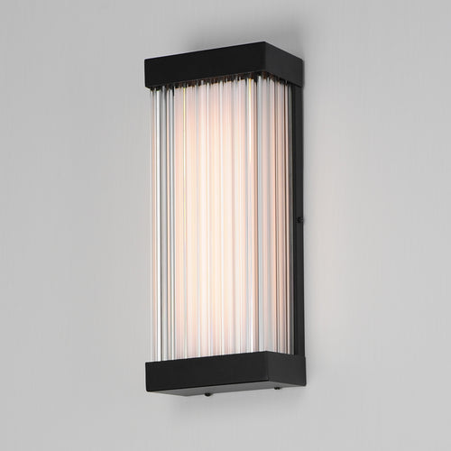 Acropolis Led Outdoor Sconce Black