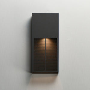 Grate Outdoor Wall Sconce Bronze S