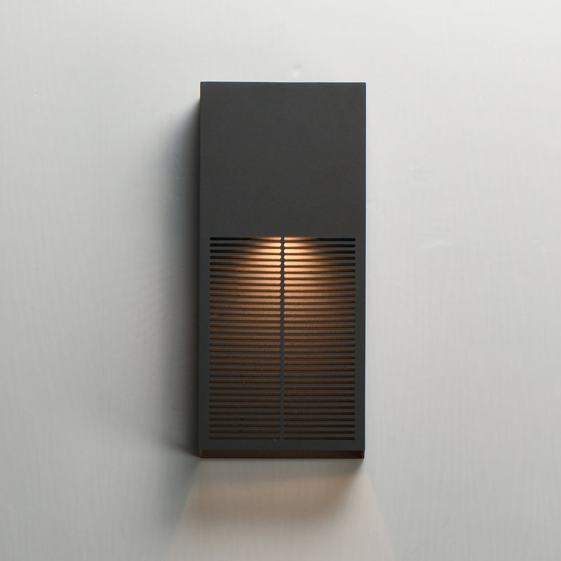 Grate Outdoor Wall Sconce Bronze S