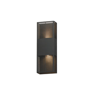 Grate Outdoor Wall Sconce Bronze M