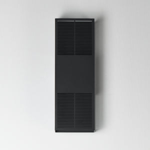 Grate Outdoor Wall Sconce Black M