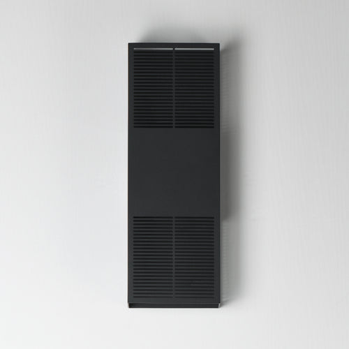 Grate Outdoor Wall Sconce Black M