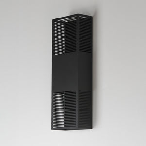 Grate Outdoor Wall Sconce Black M