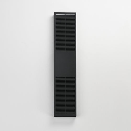 Grate Outdoor Wall Sconce Black XL