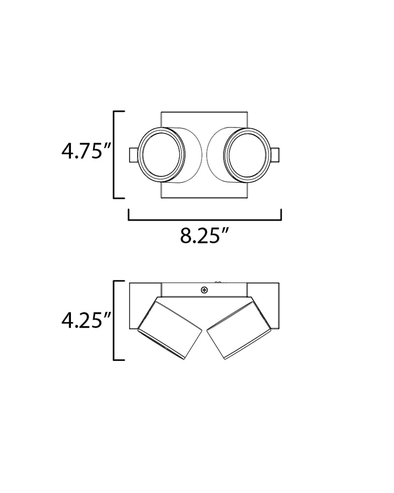 Embrace Two Light Led Flush
