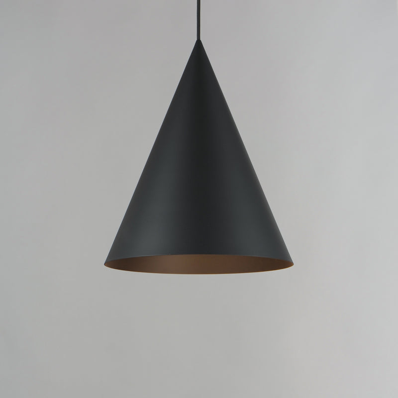 Pitch Black Led Pendant S