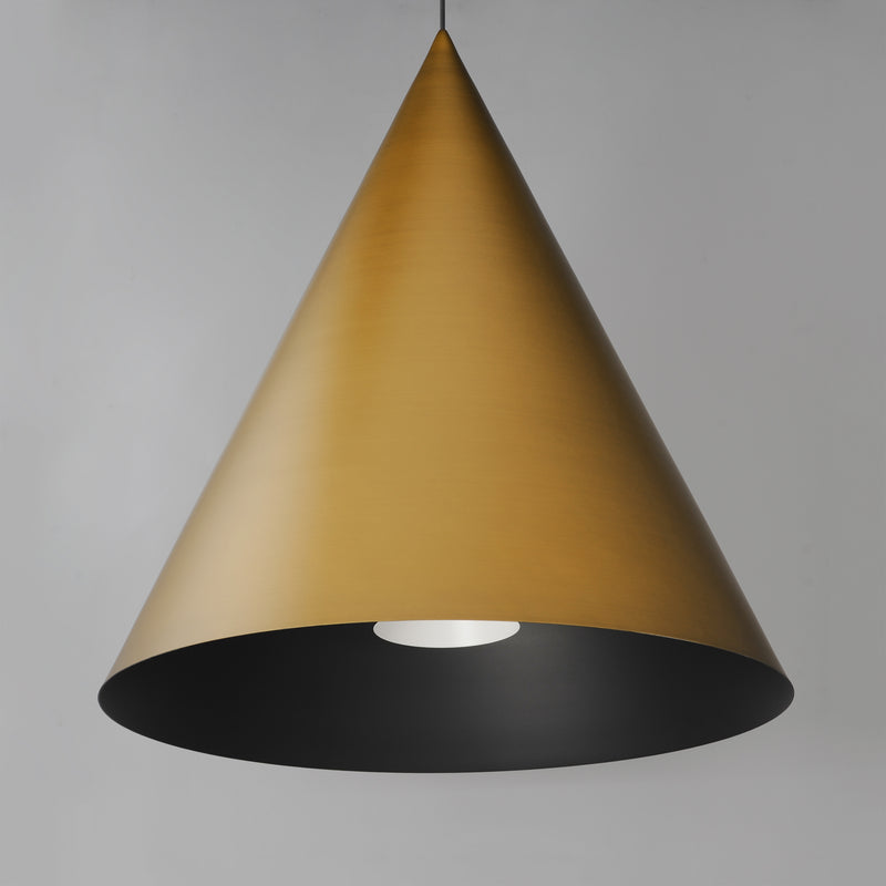 Pitch Brass Led Pendant M