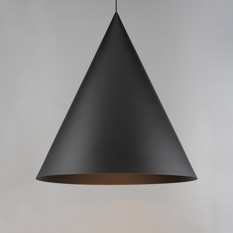 Pitch Black Led Pendant M