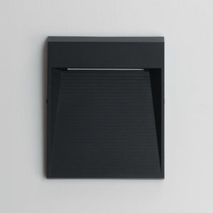 Steps Outdoor Wall Sconce Black