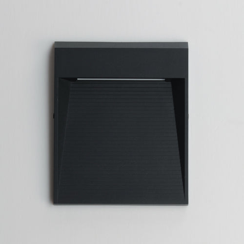 Steps Outdoor Wall Sconce Black