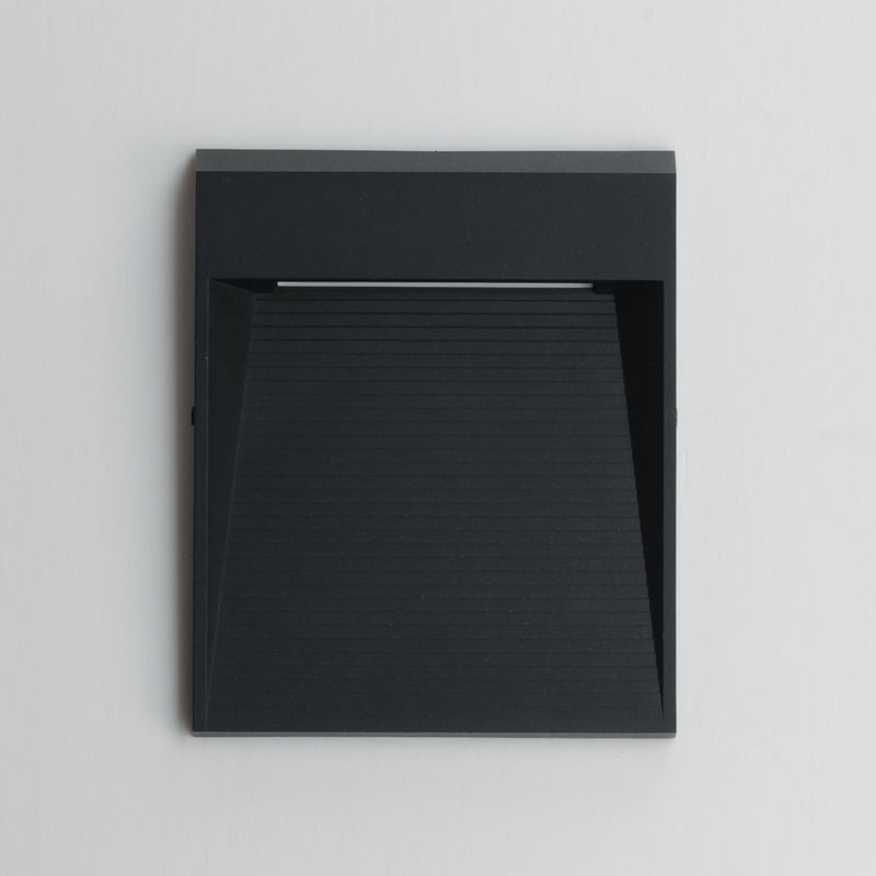 Steps Outdoor Wall Sconce Black