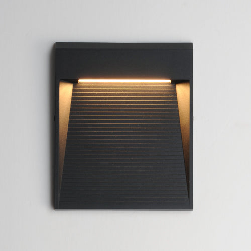 Steps Outdoor Wall Sconce Black