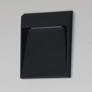 Steps Outdoor Wall Sconce Black